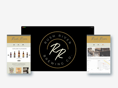 Rush River Berwing Company - Website Redesign Prototype