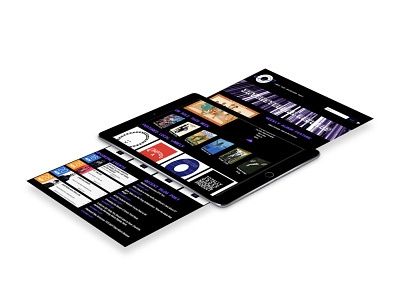 Interstellar Records - Fictional Website Design branding design graphic design web