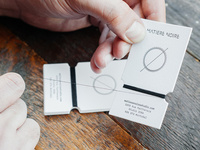 Matière Noire Handmade Business Card
