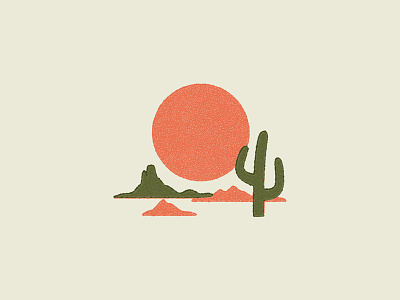 Desert cactus desert landscape sun