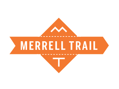 MRL trail 1 arrow merrell orange trail