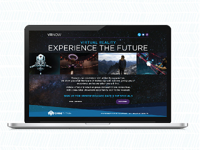 VRNOW Web Page (temp) virtualreality vrnow websitedesign