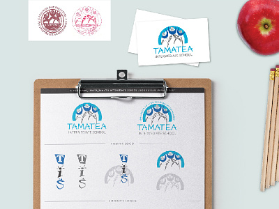 Tamatea Intermediate School brand refresh brandrefresh identitydesign logodesign schoollogo