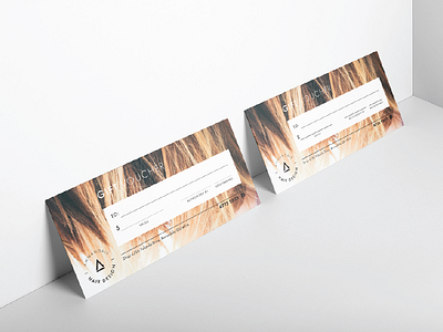 Hair Salon Branding branding hair gift voucher hair salon hairdressing