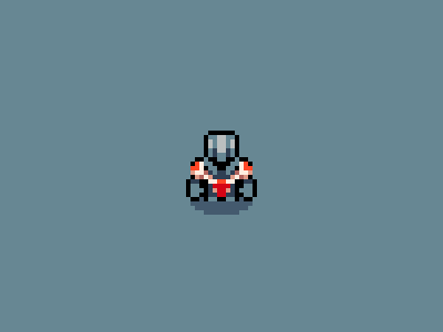 16 x 16 Knight 2d animation art design development game indie pixel pixelart