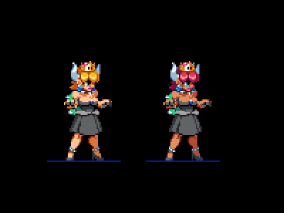 Bowsette 2d art indie pixel pixelart