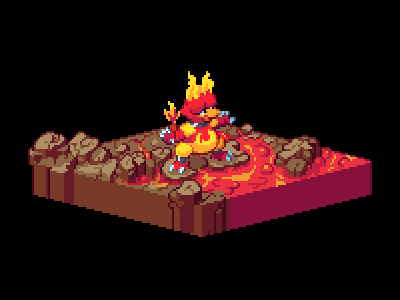 Magmar 2d game indie octobit pixel pixelart