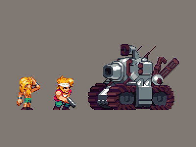 Metal Slug 2d art game indie metal slug pixel pixelart retro