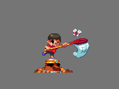 Villager 2d art game nintendo pixel pixelart