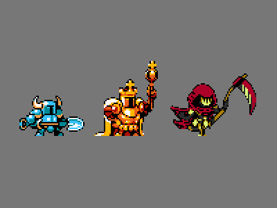 shovel knight sprite 16 bit