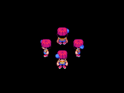 Ness 2d art game nintendo pixel pixelart