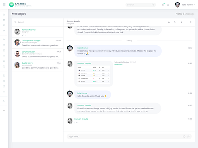 EasyDev Chat Interface Redesign