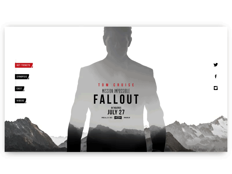 Mission Impossible Fallout Web Concept | Thank you TOM CRUISE