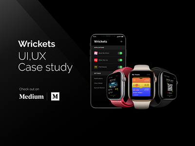 Wrickets | UI UX Case Study