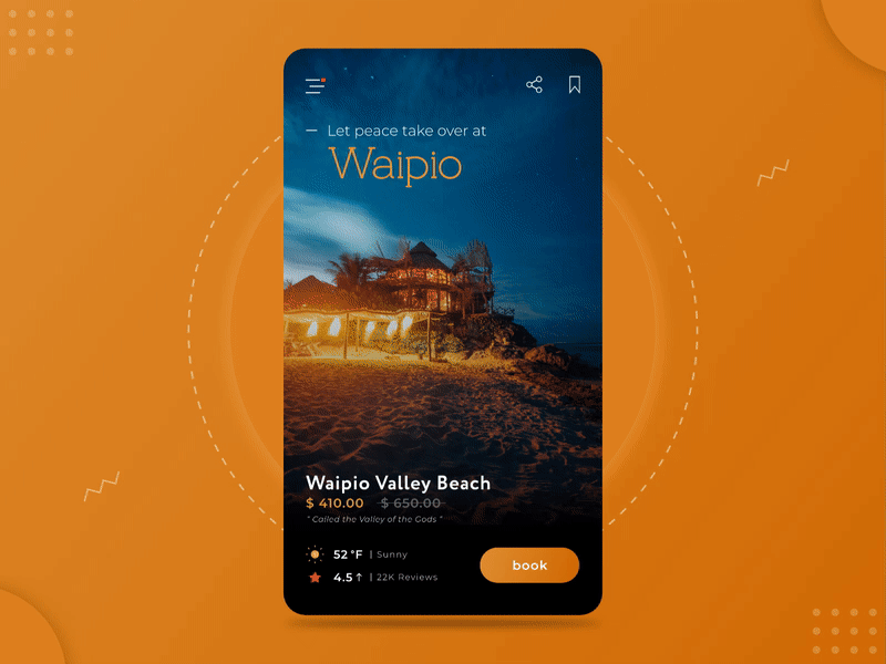 Travel Exploration App | Card Style