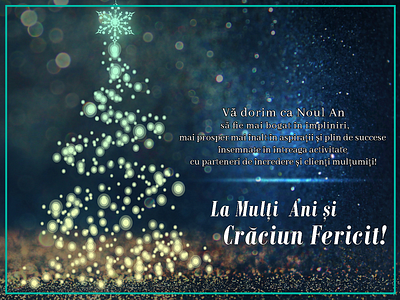 Greeting Card christmas greeting card illustration romanian tree