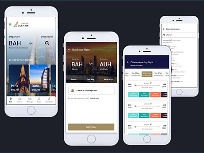 Airline Mobile App airlines app concept design ui ux