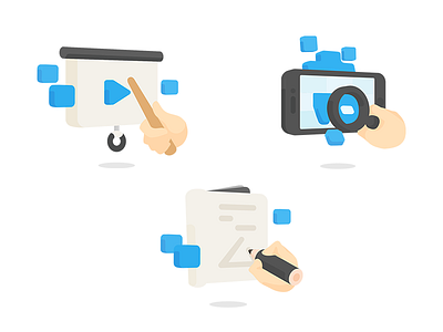 Icons for new product for the teacher users