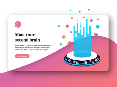 Second brain landing page