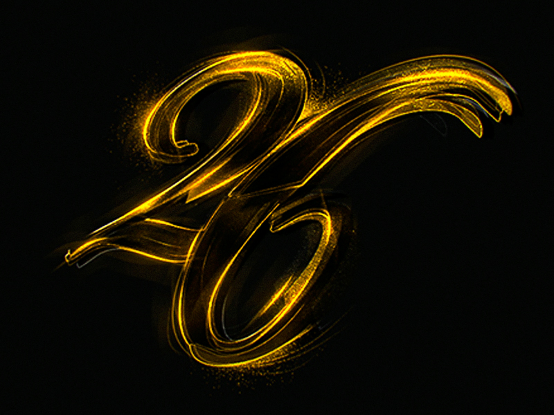 Gold Numbers by Denis Samoilov on Dribbble