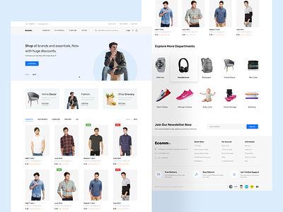 Online Store UI branding cloths ecommence ecommerce ecommerce design ecommerce shop grid layout online shop online shopping online store product product page products saransh verma uidesign uxdesign web design website website design websites