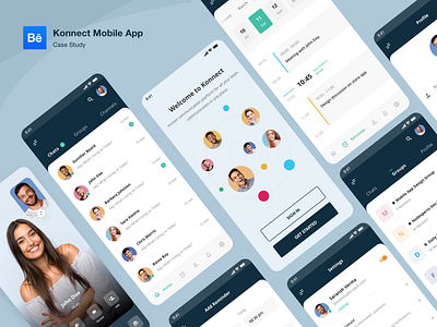 Konnect - Mobile App Case Study | Communication App