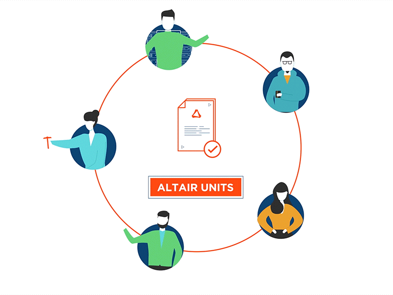 Altair Units - Shot 01 2d after effects animation flat illustration motion