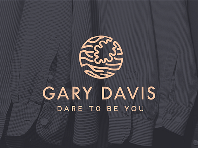 Gary Davis | Brand Identity brand identity clothing cool gray logo nude oak