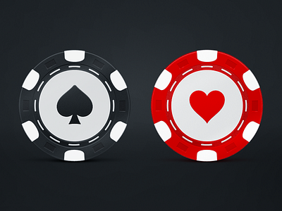 Casino Chips bet black blackjack casino chips gamble heart poker red spade