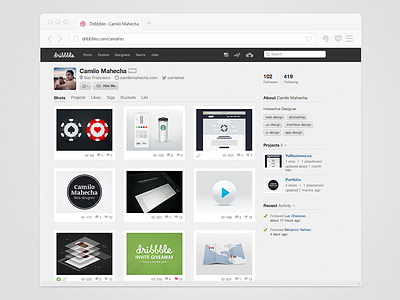 Browser browser chrome clean dribbble evernote extension firefox pocket safari white