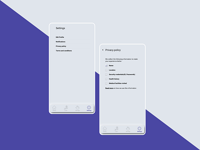 007 007 @dailyui app settings page ui