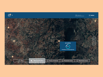 Daily UI - 029 Map 029 @dailyui earth observation map satellite image ui