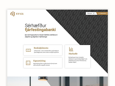 Kvika ux web web design webdesign