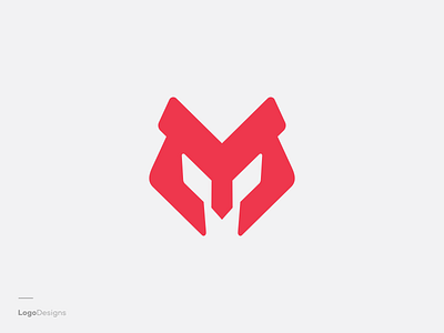 M Spartan branding combination creative design initials logo logo a day simple sophisticated spartan unique unused