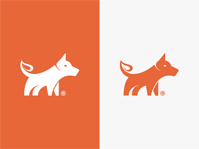 Dog + Leaf Logo designs