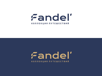 Fandel — travel collection bird bird logo design flight logo sea travel travel agency vector