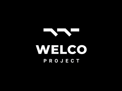 Welco project — architectural studio abstract architecture design door geometric logo minimal open sign