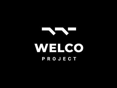 Welco project — architectural studio abstract architecture design door geometric logo minimal open sign