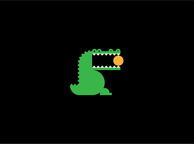 Croc croc design geometric illustration logo minimal