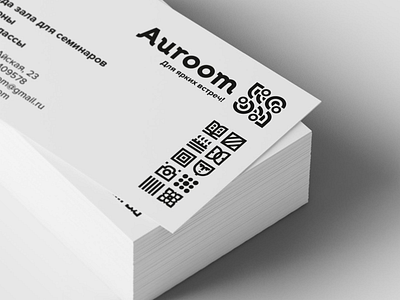 Auroom_room. Logo & icons