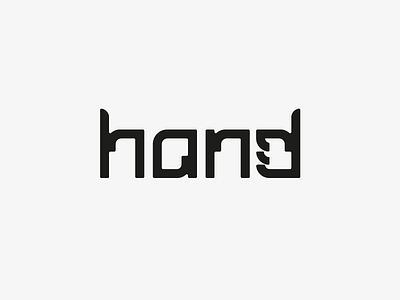 Hand. Idea abstract concept hand idea like logo logotype