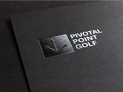 Pivotal Point Golf brand brand development branding design identity logo vector