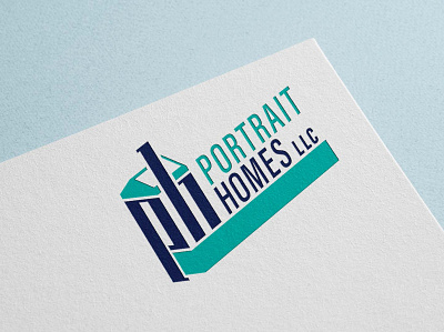 Portrait Homes brand brand development branding design identity illustration logo