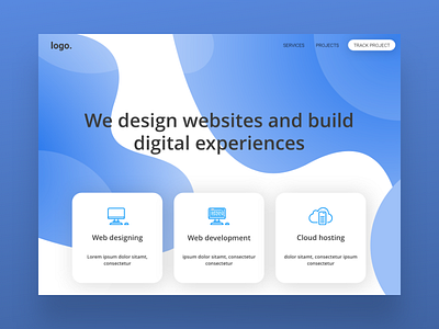 Website -Agency by Shaun Vincent on Dribbble