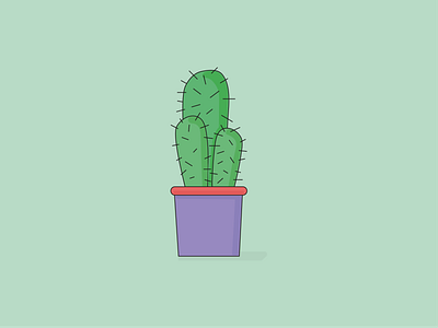 Cactus cactus illustrator pastel plants