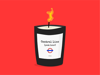 Central Line Candle candle central line covid19 isolation london london underground metro scent transport
