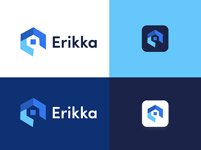 Erikka branding logistics logo logo logo design