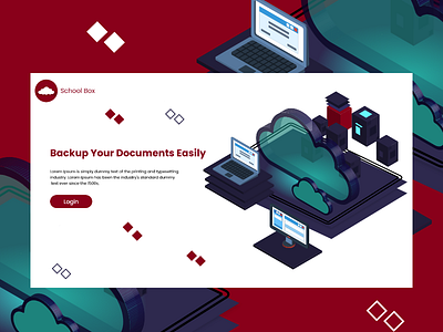 School Box design ui ux web design webdesigner