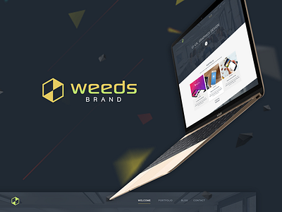 Portfolio Design 2015 concept flat design material music app portfolio ui mobile uiux viet nam vietnam weeds weeds brand