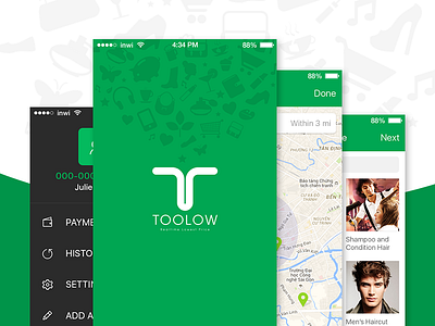 Toolow Application concept flat design material toolow toolow app ui app ui mobile uiux viet nam vietnam